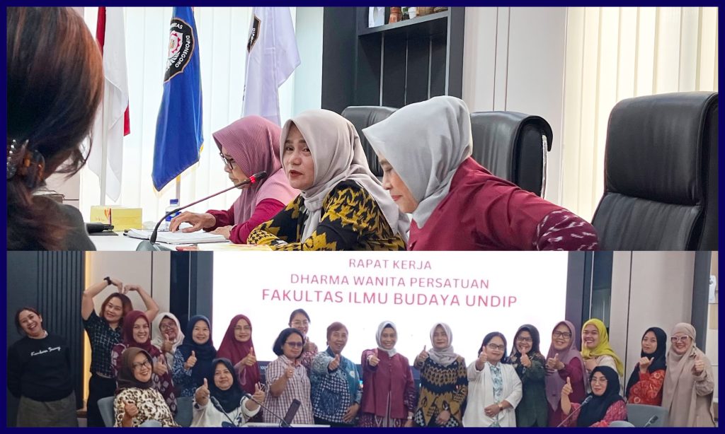 DWP FIB UNDIP Gelar Rapat Rutin untuk Perkuat Program Kerja Pada Selasa 14 Juli 2026. (Foto: Humas FIB Undip)