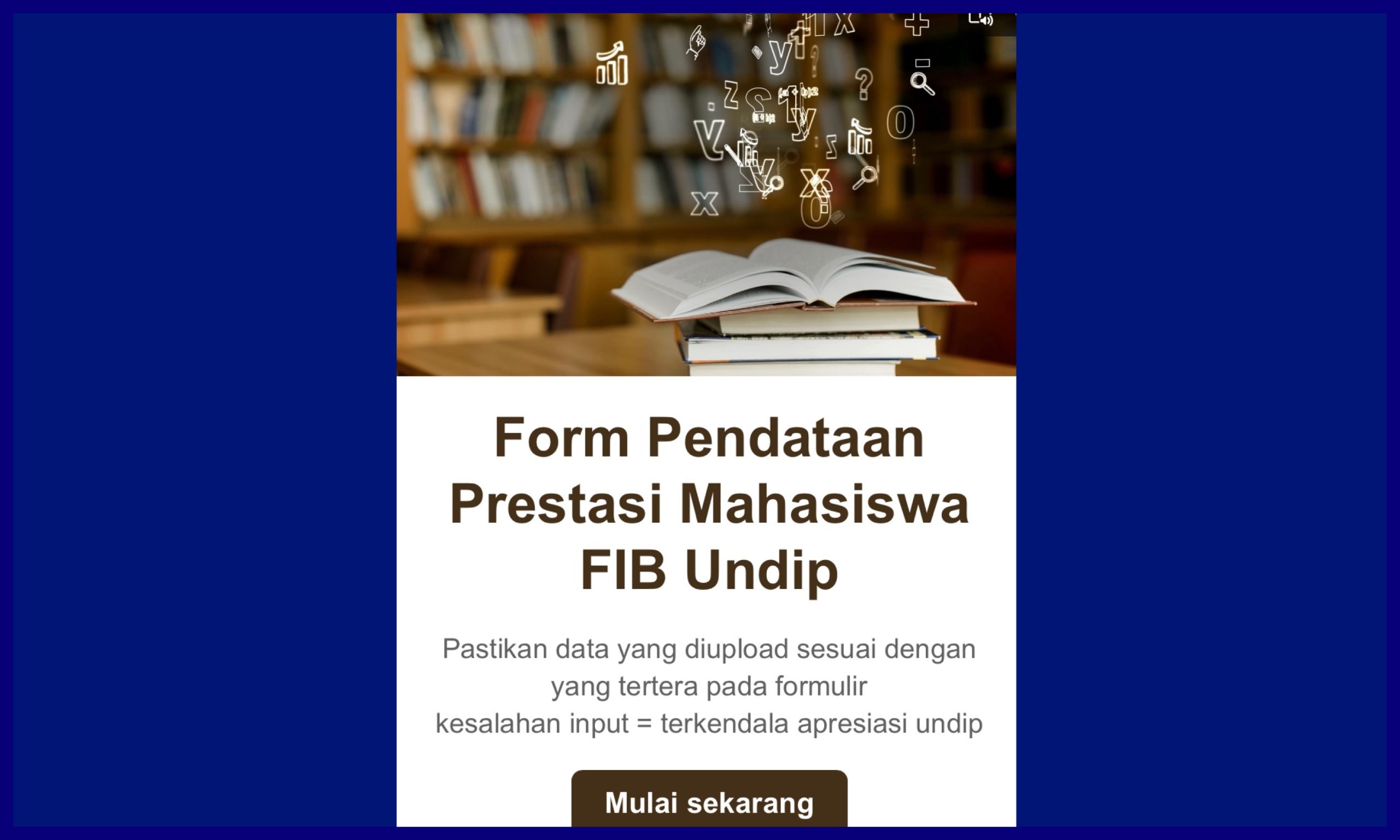 Lapor Prestasi Mahasiswa FIB Undip. (Foto: Humas FIB Undip)