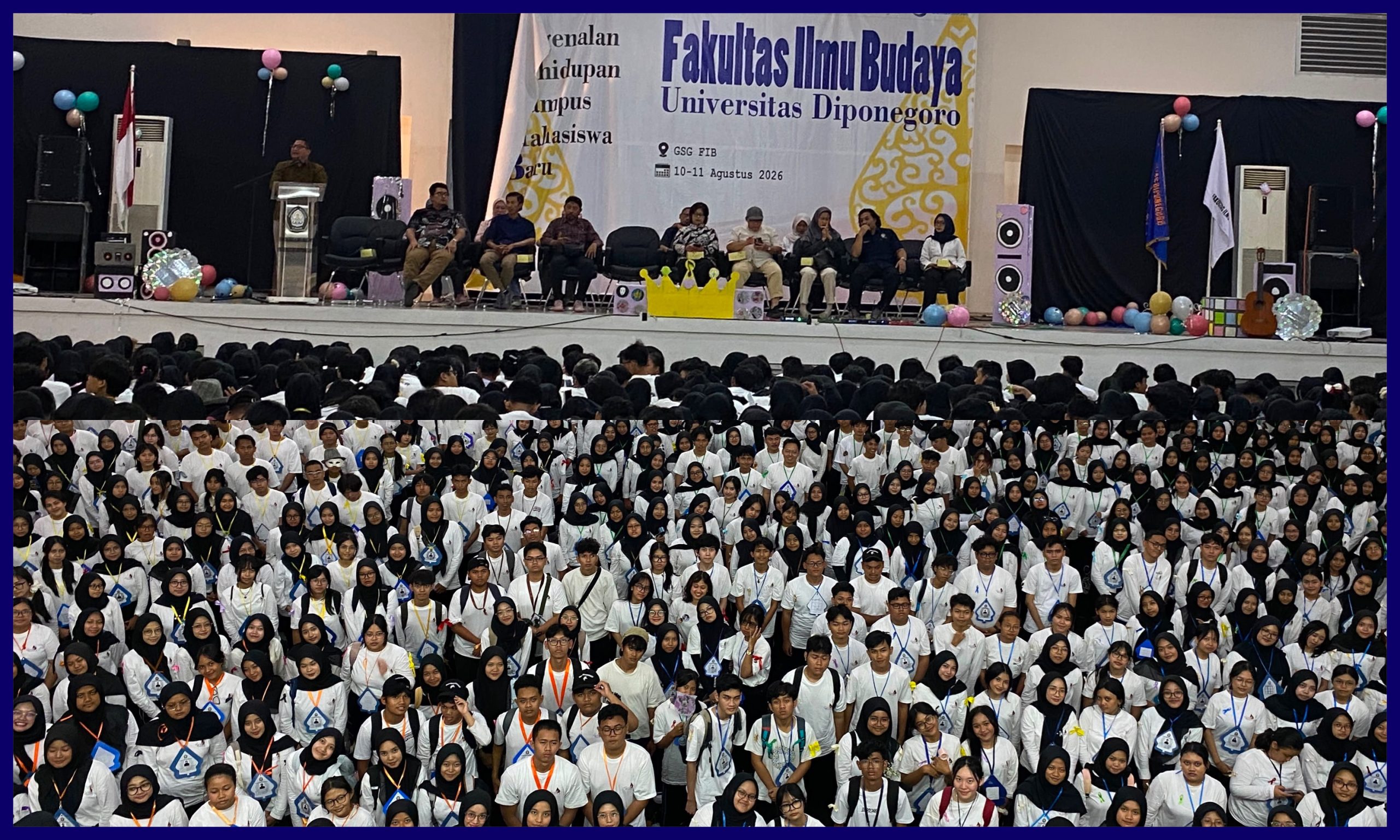 Penutupan PMB FIB UNDIP 2026. (Foto: Humas FIB Undip)