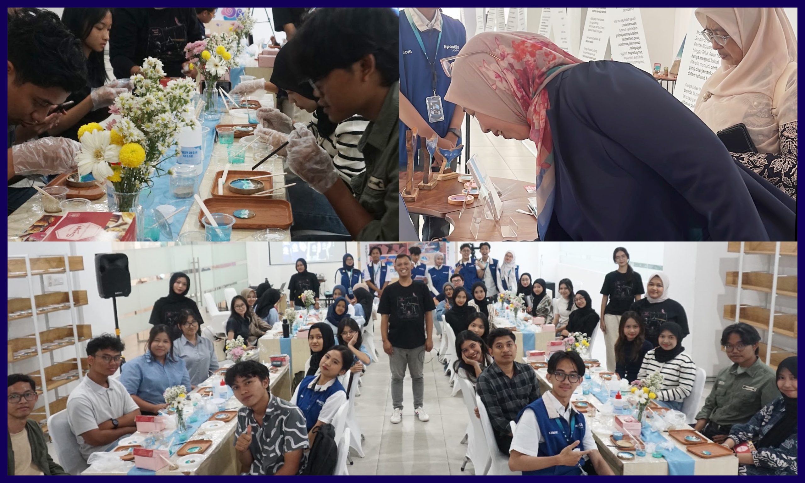 Pimpinan FIB UNDIP Hadiri Pembukaan Epostika Kelana di Art Center Pada Rabu 26/08/2026. (Foto: Humas FIB Undip)