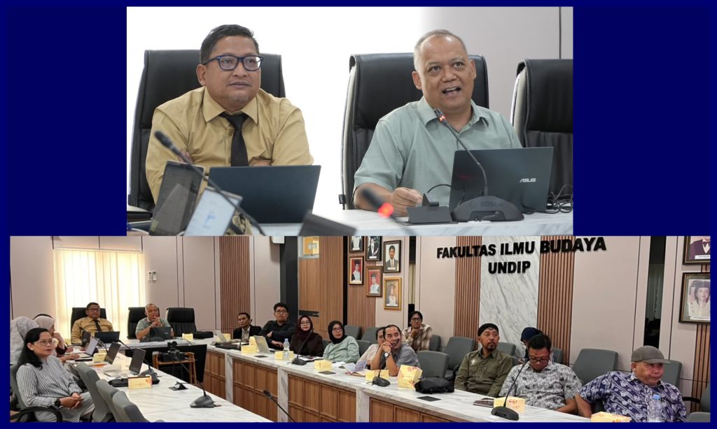 FIB Undip Bersama Prof. Dr.rer.nat. Imam Buchori, S.T., Ketua Majelis BAN-PT. (Foto: Humas FIB Undip)