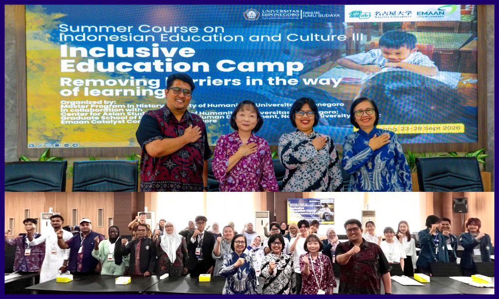 Pembukaan Summer Course on Indonesian Education and Culture III 2026. (Foto: Humas FIB Undip)
