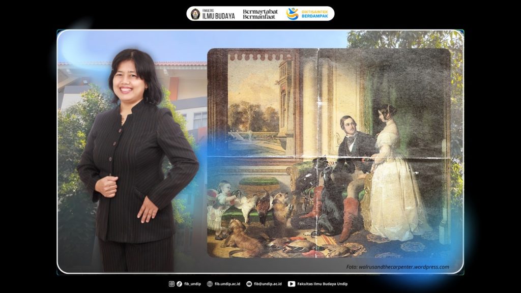 Riset Wakil Dekan Akademik dan Kemahasiswaan FIB UNDIP Bedah Sastra Era Victorian. (Foto: Humas FIB Undip & Ilustrasi walrusandthecarpenter.wordpress.com)