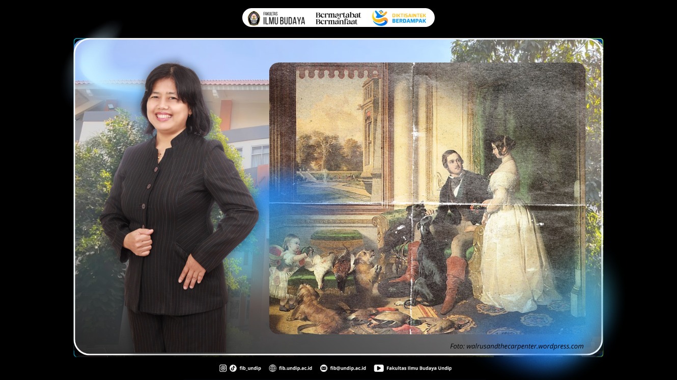 Riset Wakil Dekan Akademik dan Kemahasiswaan FIB UNDIP Bedah Sastra Era Victorian. (Foto: Humas FIB Undip & Ilustrasi walrusandthecarpenter.wordpress.com)