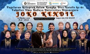 Pagelaran Kethoprak "Joko Kendil" Dies Natalis ke-61 FIB Undip. (Foto: Humas FIB Undip)