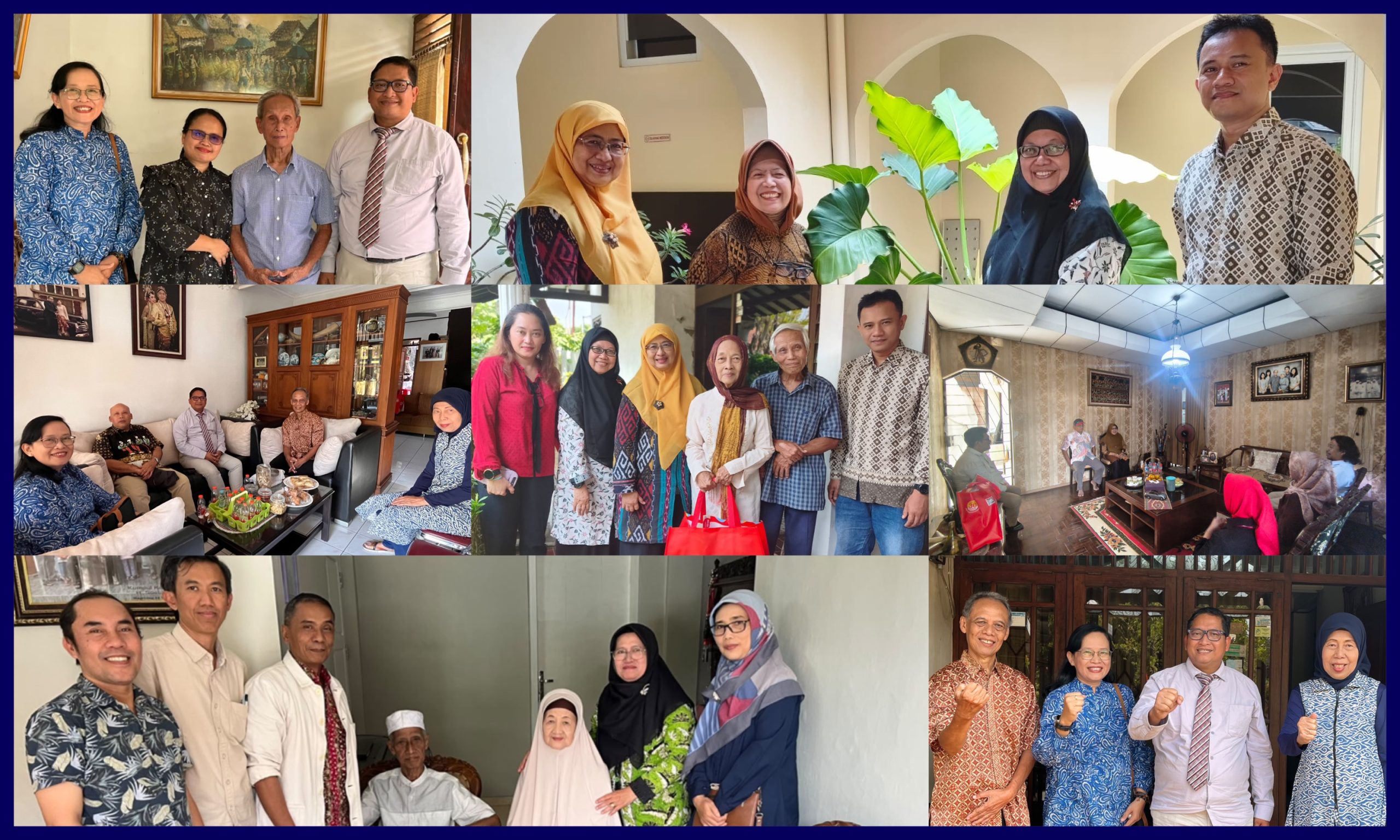 Pimpinan dan Dosen FIB Undip Gelar Silaturahmi Anjangsana ke Kediaman Para Sesepuh. (Foto: Humas FIB Undip)