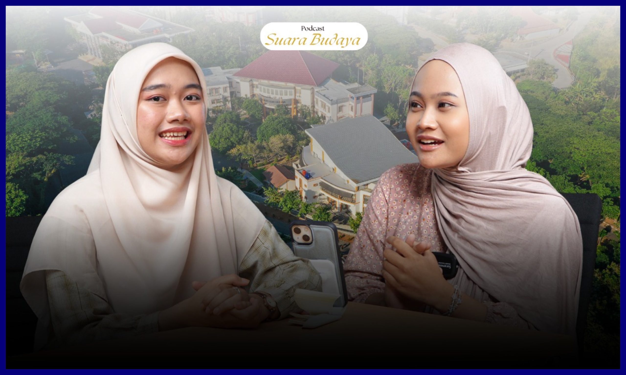 Podcast Suara Budaya FIB Undip Bersama Fathiyah Hanan. (Foto: Humas FIB Undip)
