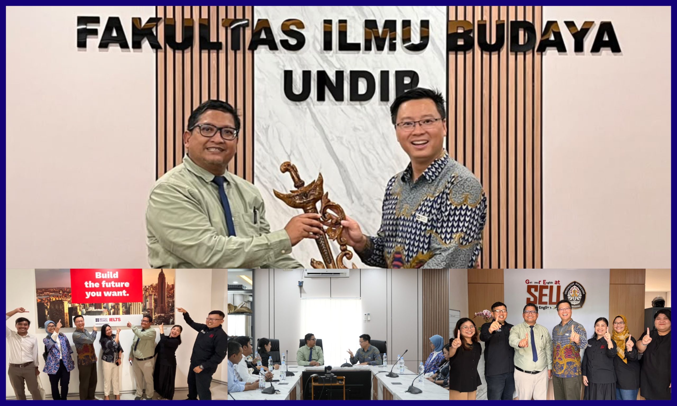 FIB Undip Perkuat Program IELTS Bersama British Council. (Foto: Humas FIB Undip)