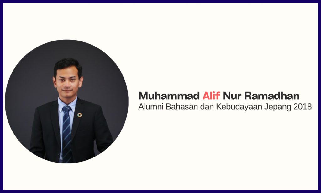 Kisah Sukses Alumni BKJ FIB Undip, Muhammad Alif Nur Ramadhan. (Foto: Humas FIB Undip)