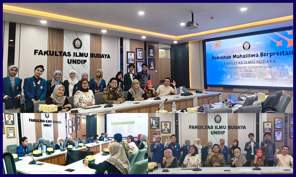 FIB Undip Gelar Pemilihan Mahasiswa Berprestasi 2026-2027. (Foto: Humas FIB Undip)