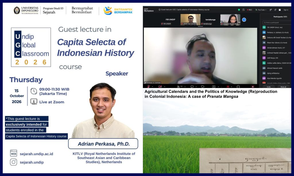 S3 Sejarah FIB Undip Gelar UGC 2026 Bersama KITLV Belanda. (Foto: Humas FIB Undip)