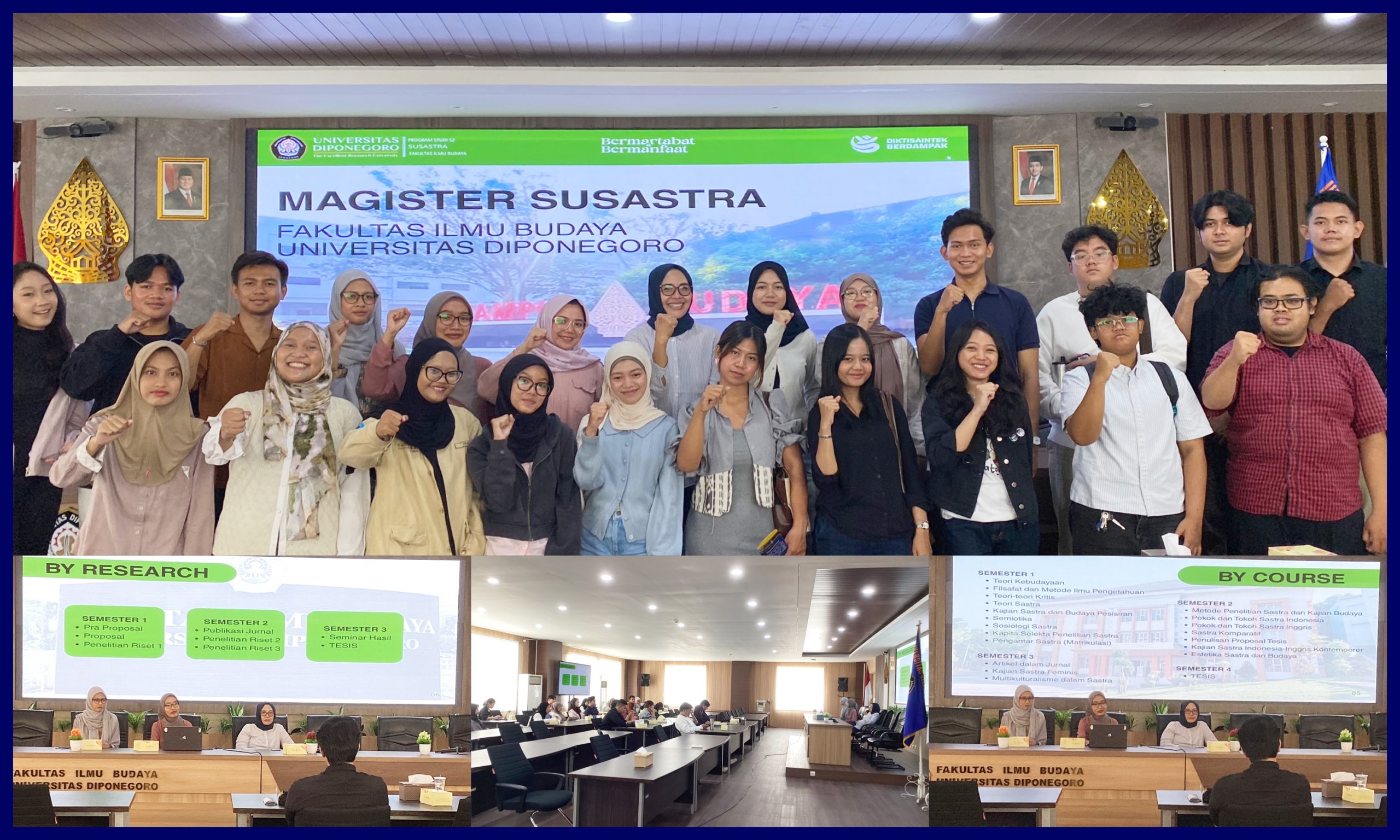 Magister Susastra FIB Undip Gelar Sosialisasi PMB Pada 8 Oktober 2026. (Foto: Humas FIB Undip)