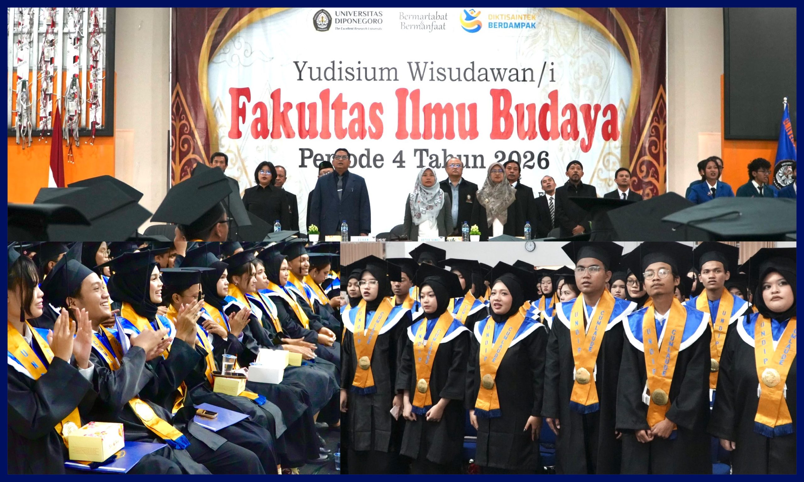 Yudisium FIB Undip Periode Wisuda ke-184 Rabu 28 Oktober 2026. (Foto: Humas FIB Undip)